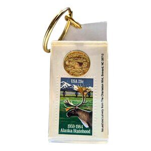 Alaska Statehood stamp & Special Medal Official U.S. Stamp